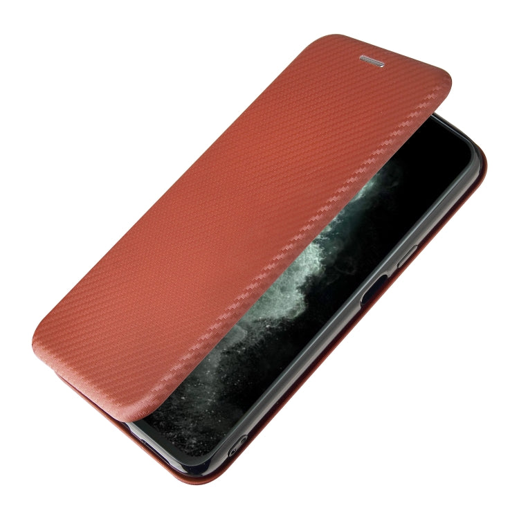 For Cubot C30 Carbon Fiber Texture Horizontal Flip TPU + PC + PU Leather Case with Card Slot