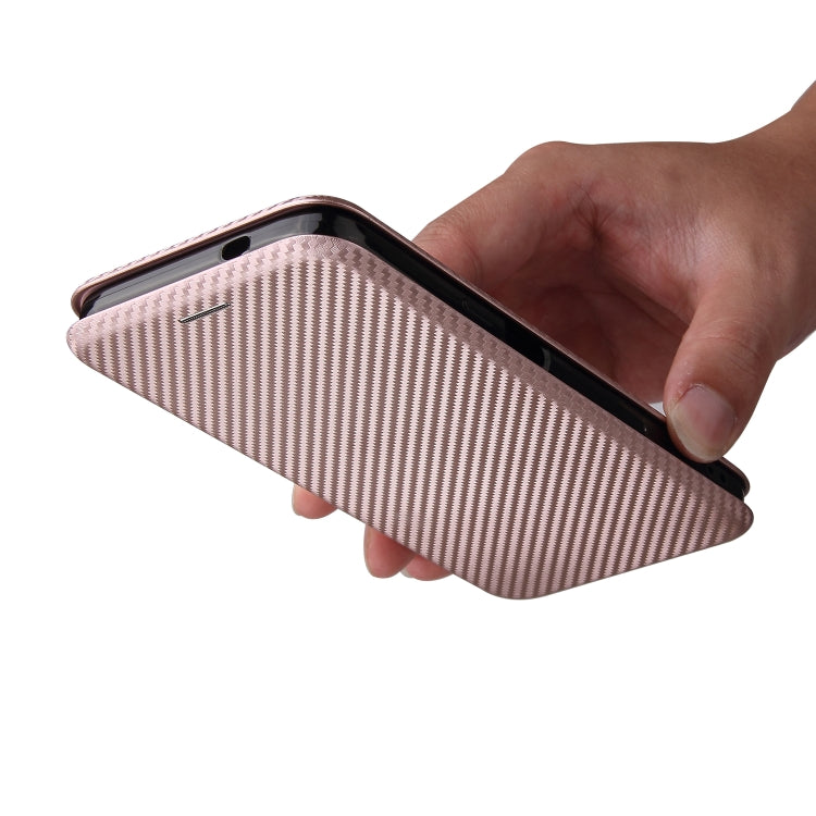 For Cubot C30 Carbon Fiber Texture Horizontal Flip TPU + PC + PU Leather Case with Card Slot