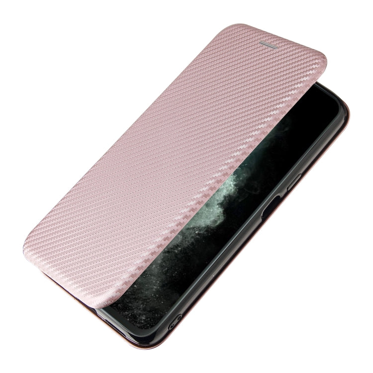 For Cubot C30 Carbon Fiber Texture Horizontal Flip TPU + PC + PU Leather Case with Card Slot
