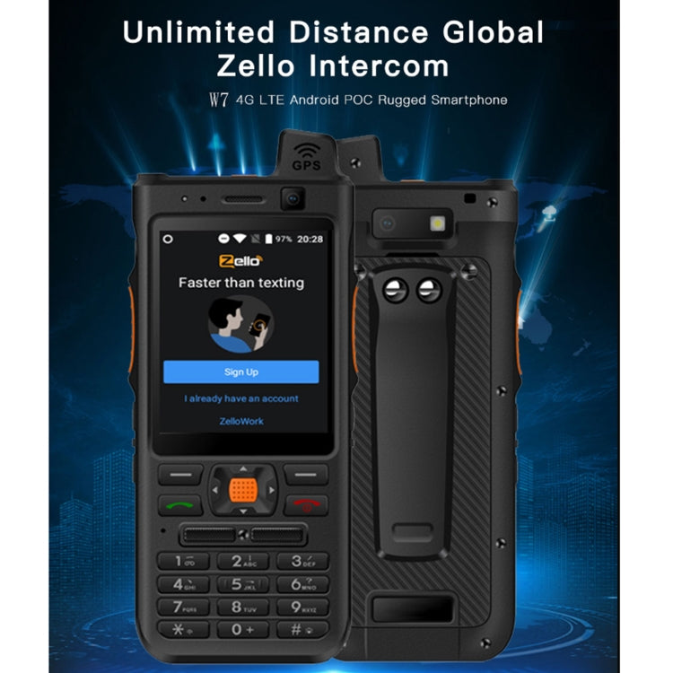 IP68 Waterproof, 4100mAh Battery, 2.4 inch Android 8.1 MT6739 Cortex A53 Quad Core 1.5GHz, Network: 4G, NFC, OTG,POC(Black)