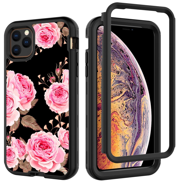 For iPhone 11 Electroplated IMD Full Coverage Shockproof PC + Skin + Silicon Case
