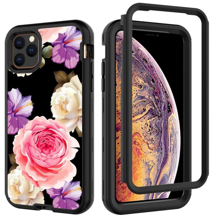 For iPhone 11 Electroplated IMD Full Coverage Shockproof PC + Skin + Silicon Case