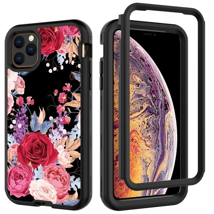 For iPhone 11 Electroplated IMD Full Coverage Shockproof PC + Skin + Silicon Case