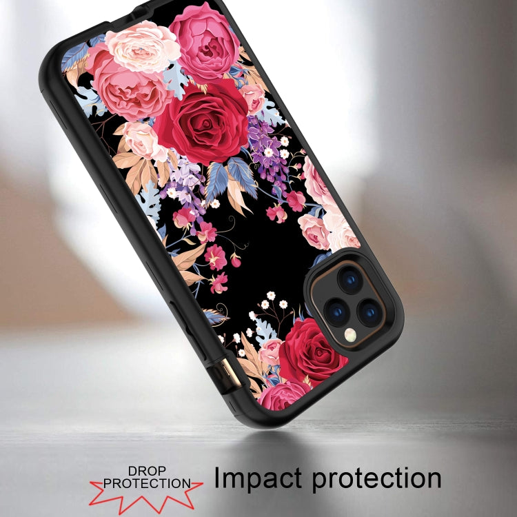For iPhone 11 Electroplated IMD Full Coverage Shockproof PC + Skin + Silicon Case