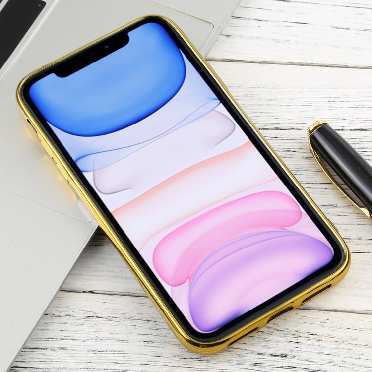 For iPhone 11 Three-section Electroplating TPU Anti-Drop And Waterproof Mobile Phone Protective Case