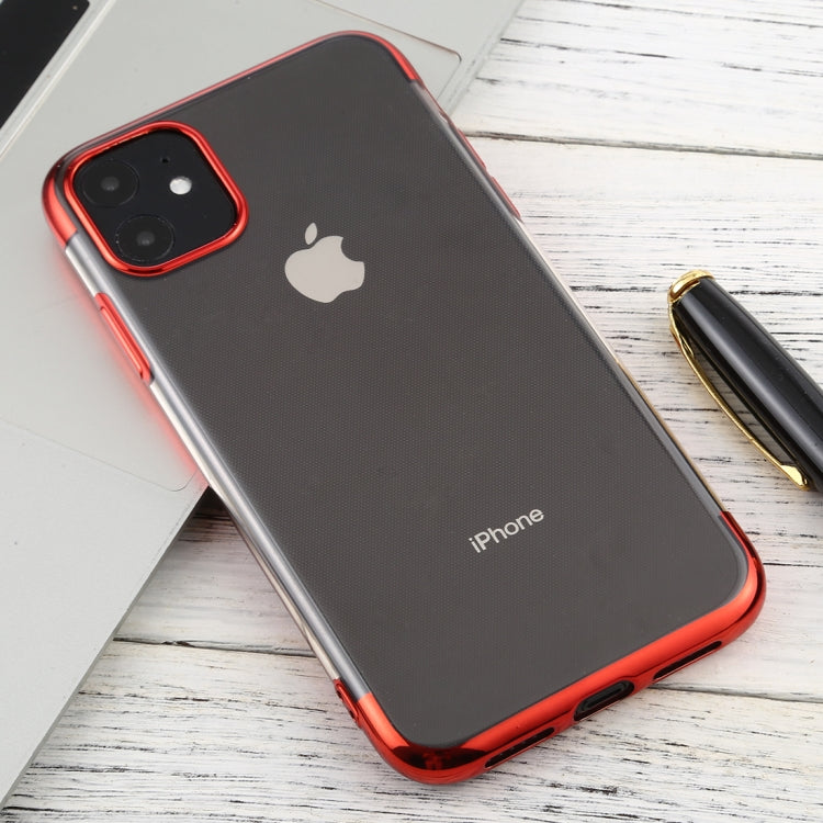 For iPhone 11 Three-section Electroplating TPU Anti-Drop And Waterproof Mobile Phone Protective Case