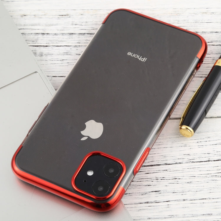For iPhone 11 Three-section Electroplating TPU Anti-Drop And Waterproof Mobile Phone Protective Case