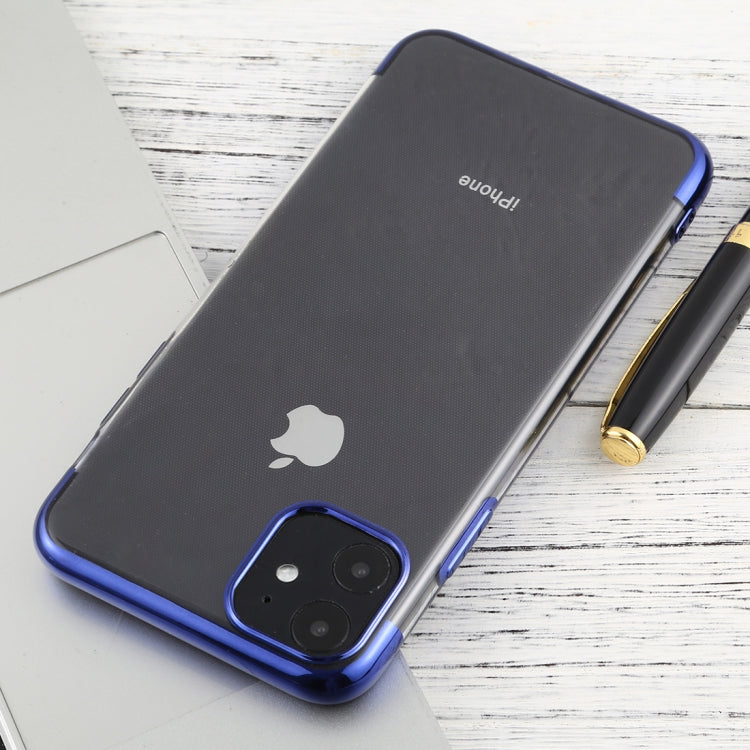 For iPhone 11 Three-section Electroplating TPU Anti-Drop And Waterproof Mobile Phone Protective Case