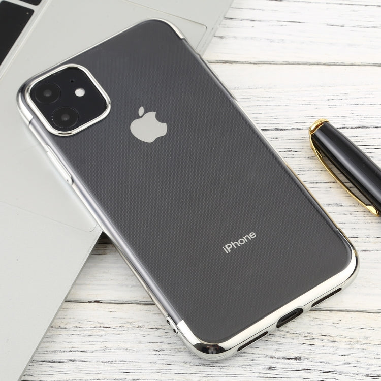 For iPhone 11 Three-section Electroplating TPU Anti-Drop And Waterproof Mobile Phone Protective Case