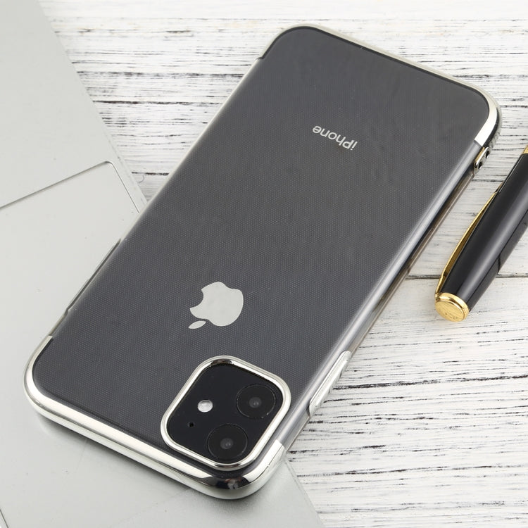 For iPhone 11 Three-section Electroplating TPU Anti-Drop And Waterproof Mobile Phone Protective Case