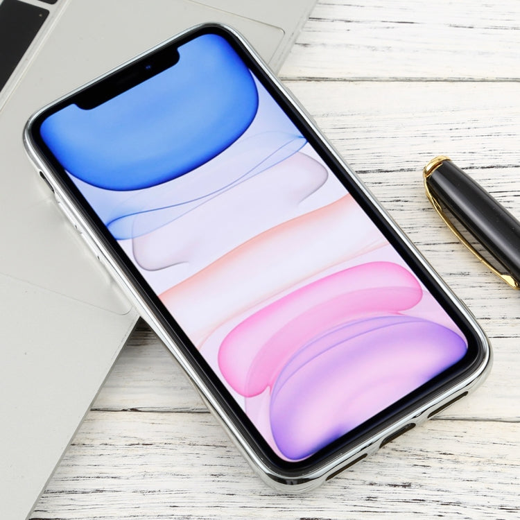 For iPhone 11 Three-section Electroplating TPU Anti-Drop And Waterproof Mobile Phone Protective Case