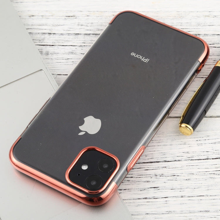 For iPhone 11 Three-section Electroplating TPU Anti-Drop And Waterproof Mobile Phone Protective Case