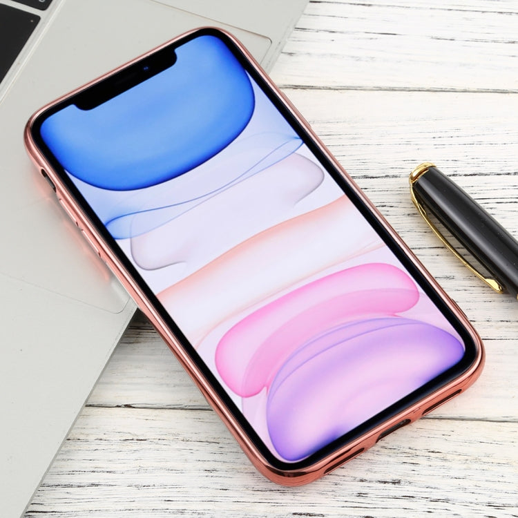 For iPhone 11 Three-section Electroplating TPU Anti-Drop And Waterproof Mobile Phone Protective Case