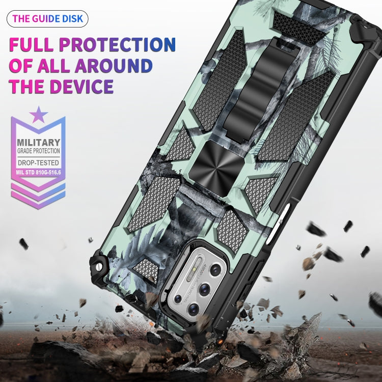 For Motorola Moto G Stylus (2021) Camouflage Armor Shockproof TPU + PC Magnetic Protective Case with Holder