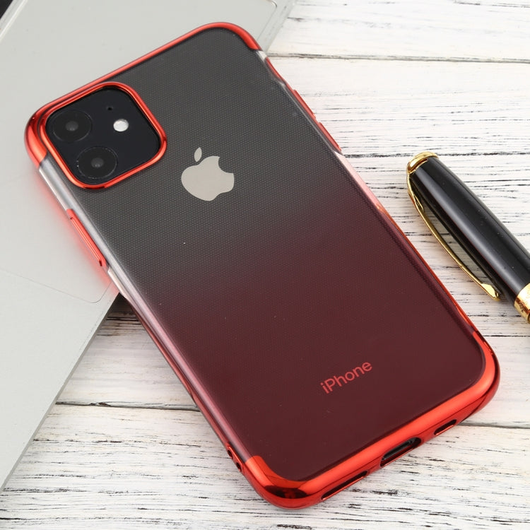 For iPhone 11 Transparent Gradient TPU Anti-Drop And Waterproof Mobile Phone Protective Case