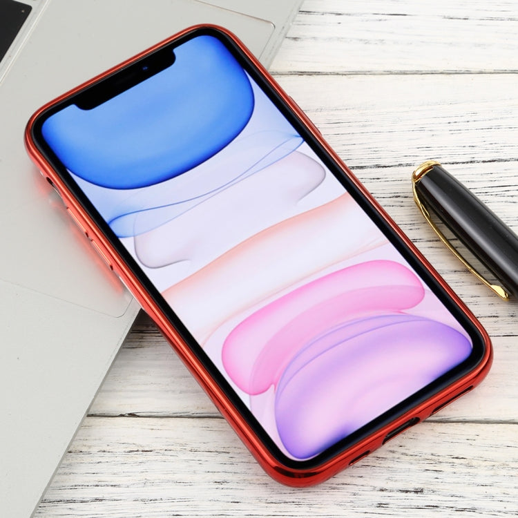 For iPhone 11 Transparent Gradient TPU Anti-Drop And Waterproof Mobile Phone Protective Case