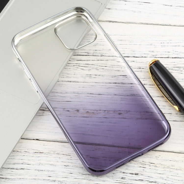 For iPhone 11 Transparent Gradient TPU Anti-Drop And Waterproof Mobile Phone Protective Case