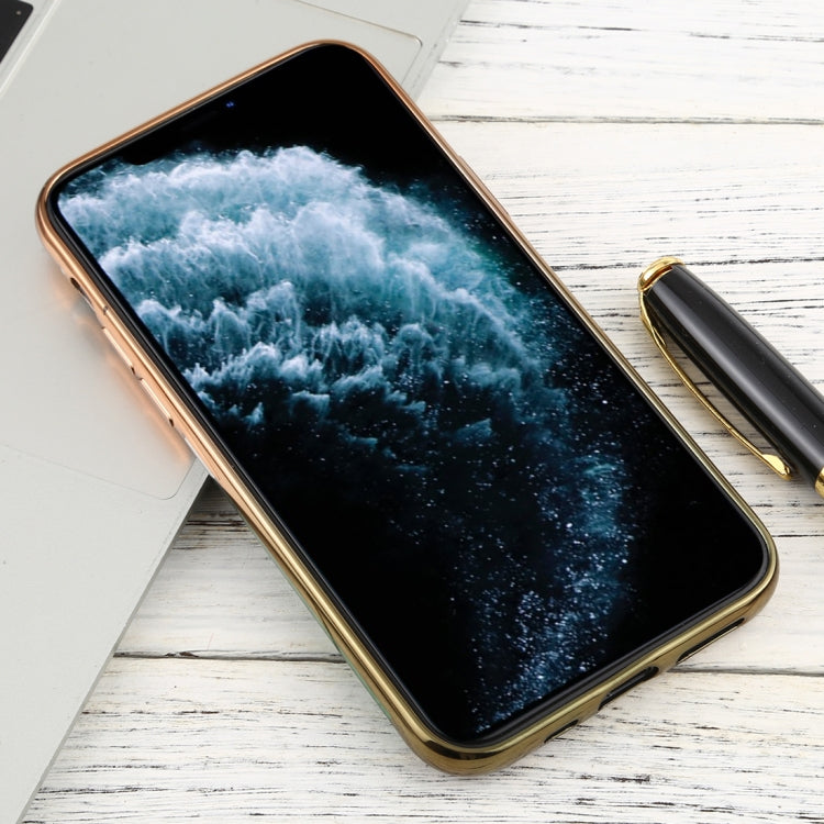 For iPhone 11 Pro Transparent Gradient TPU Anti-Drop And Waterproof Mobile Phone Protective Case