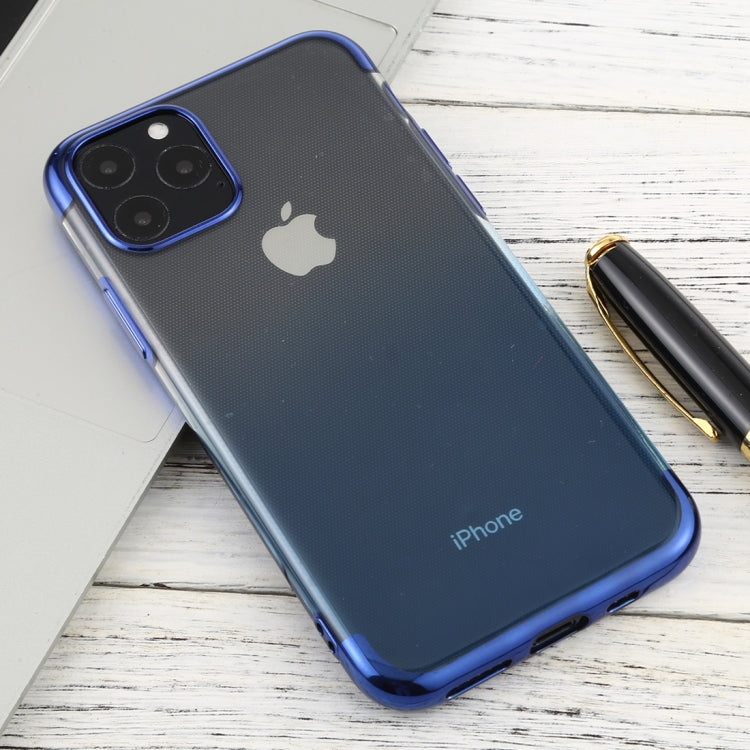 For iPhone 11 Pro Transparent Gradient TPU Anti-Drop And Waterproof Mobile Phone Protective Case