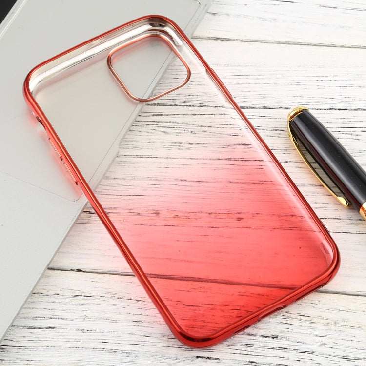 For iPhone 11 Pro Transparent Gradient TPU Anti-Drop And Waterproof Mobile Phone Protective Case