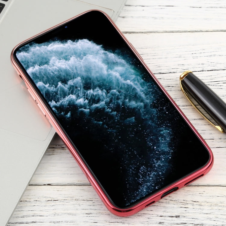 For iPhone 11 Pro Transparent Gradient TPU Anti-Drop And Waterproof Mobile Phone Protective Case