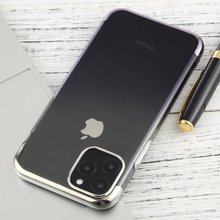 For iPhone 11 Pro Transparent Gradient TPU Anti-Drop And Waterproof Mobile Phone Protective Case