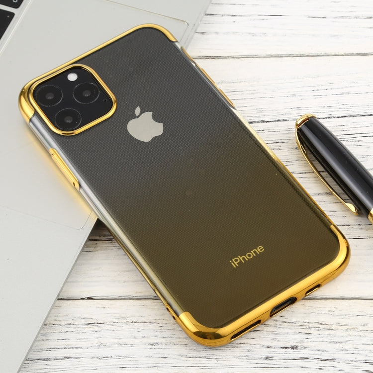 For iPhone 11 Pro Max Transparent Gradient TPU Anti-Drop And Waterproof Mobile Phone Protective Case