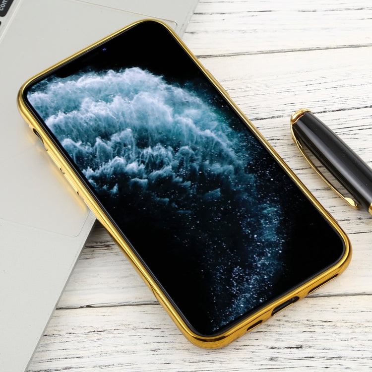 For iPhone 11 Pro Max Transparent Gradient TPU Anti-Drop And Waterproof Mobile Phone Protective Case