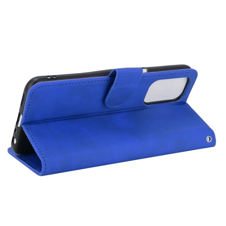 For Oppo A93 5G Solid Color Skin Feel Magnetic Buckle Horizontal Flip Calf Texture PU Leather Case with Holder & Card Slots & Wallet