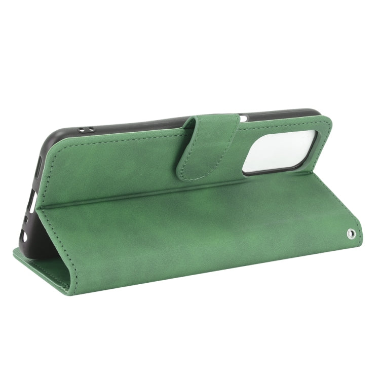 For Oppo A93 5G Solid Color Skin Feel Magnetic Buckle Horizontal Flip Calf Texture PU Leather Case with Holder & Card Slots & Wallet