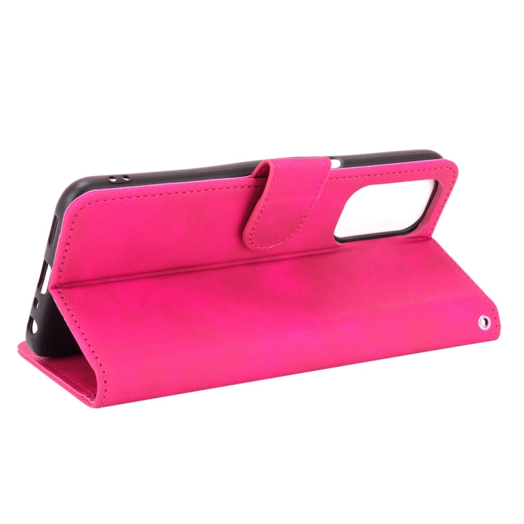 For Oppo A93 5G Solid Color Skin Feel Magnetic Buckle Horizontal Flip Calf Texture PU Leather Case with Holder & Card Slots & Wallet