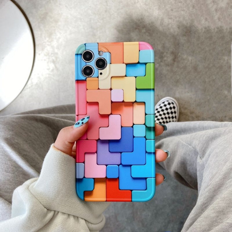 For iPhone 11 Pro Max Painted Pattern TPU Protective Case