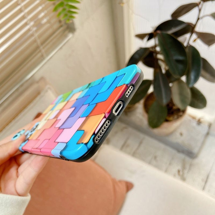 For iPhone 12 Painted Pattern TPU Protective Case
