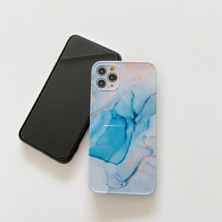 For iPhone 12 Painted Pattern TPU Protective Case