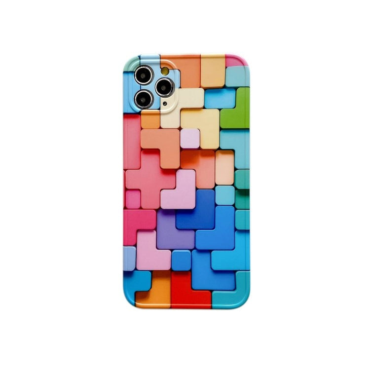 For iPhone 12 Pro Max Painted Pattern TPU Protective Case
