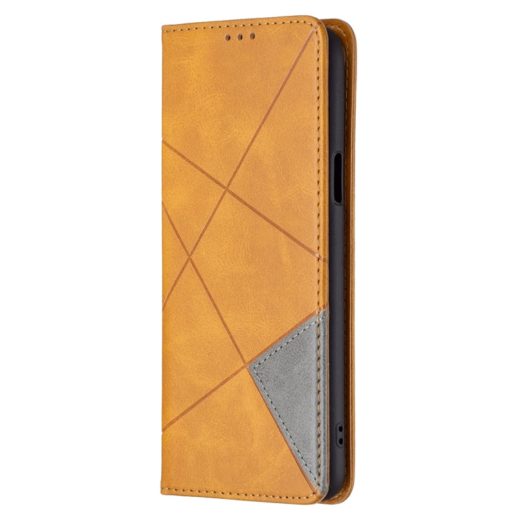 For LG K42 Rhombus Texture Horizontal Flip Magnetic Leather Case with Holder & Card Slots