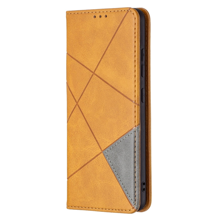For Samsung Galaxy A32 4G Rhombus Texture Horizontal Flip Magnetic Leather Case with Holder & Card Slots