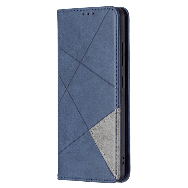 For Samsung Galaxy A32 4G Rhombus Texture Horizontal Flip Magnetic Leather Case with Holder & Card Slots