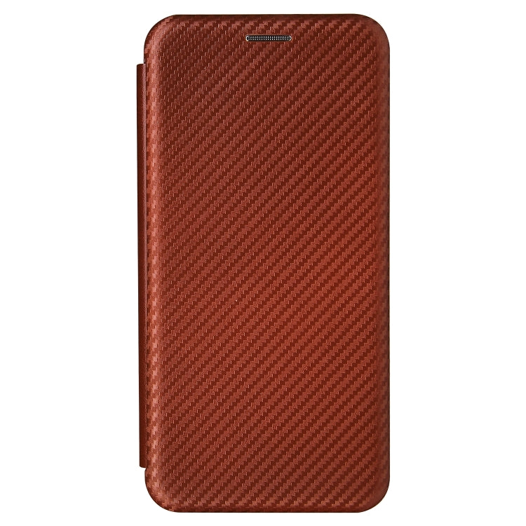 For Samsung Galaxy Xcover 5 Carbon Fiber Texture Horizontal Flip TPU + PC + PU Leather Case with Card Slot