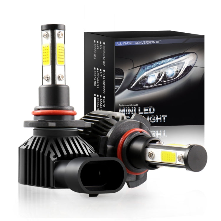 M6 9005 / HB3 / H10 2 PCS DC9-36V / 25W / 6000K / 2500LM IP68 Waterproof Car LED Headlight(Cold White Light)
