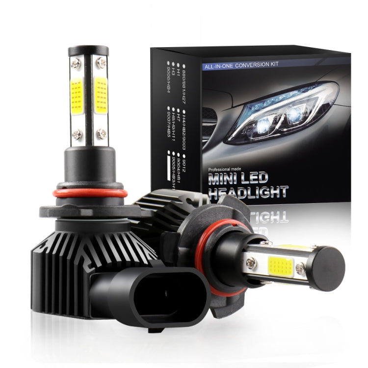M6 9006 / HB4 2 PCS DC9-36V / 25W / 6000K / 2500LM IP68 Waterproof Car LED Headlight(Cold White Light)