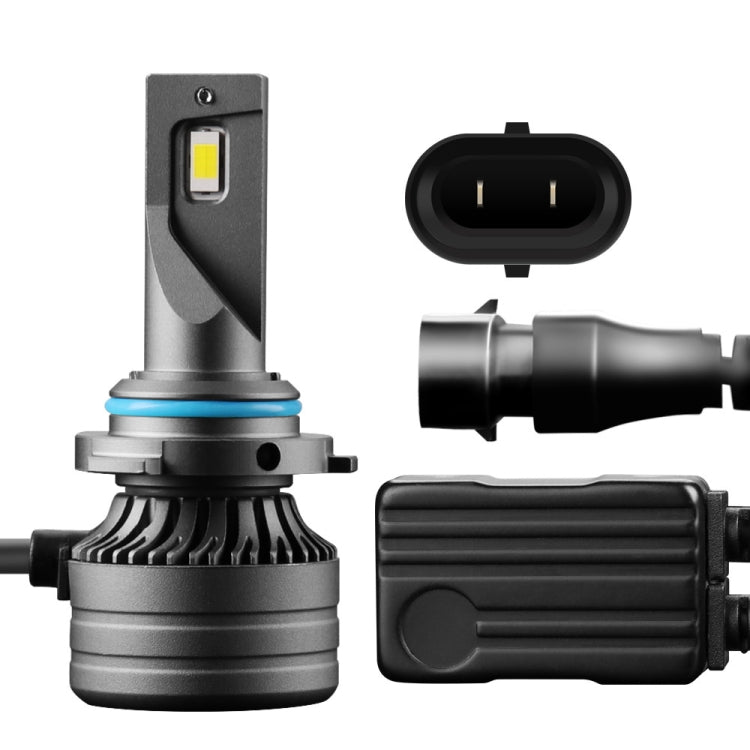 P1 HB4 / 9006 2 PCS DC9-36V / 30W / 6000K / 10000LM IP68 Waterproof Car LED Headlight(Cold White Light)