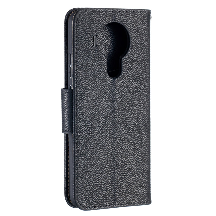 For Nokia 5.4 Litchi Texture Pure Color Horizontal Flip Leather Case with Holder & Card Slots & Wallet & Lanyard