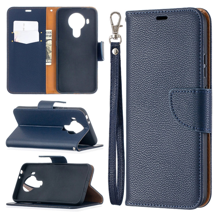 For Nokia 5.4 Litchi Texture Pure Color Horizontal Flip Leather Case with Holder & Card Slots & Wallet & Lanyard