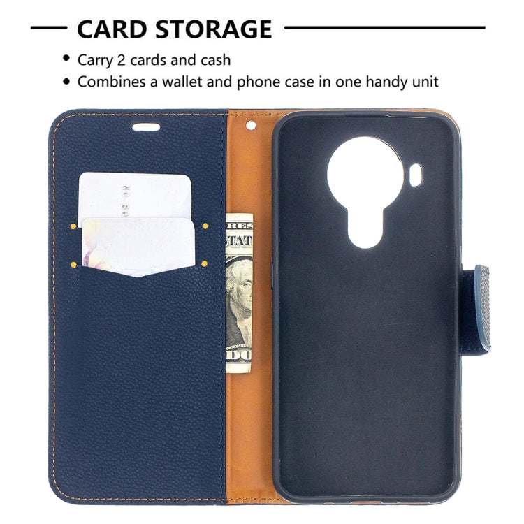 For Nokia 5.4 Litchi Texture Pure Color Horizontal Flip Leather Case with Holder & Card Slots & Wallet & Lanyard