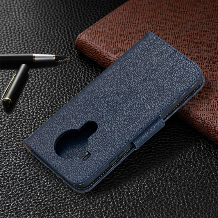 For Nokia 5.4 Litchi Texture Pure Color Horizontal Flip Leather Case with Holder & Card Slots & Wallet & Lanyard