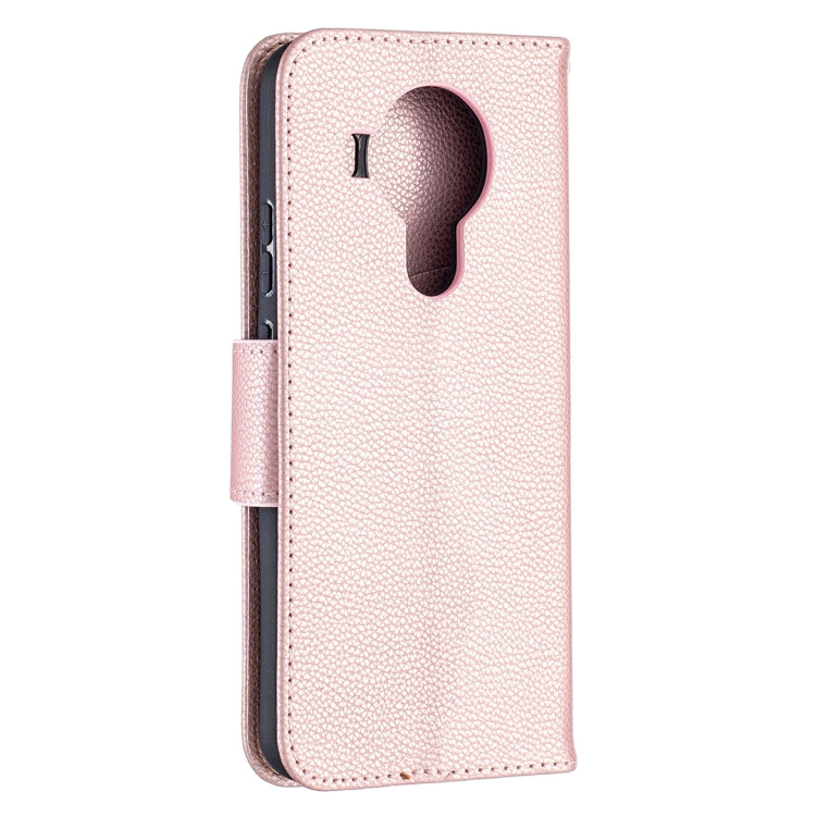For Nokia 5.4 Litchi Texture Pure Color Horizontal Flip Leather Case with Holder & Card Slots & Wallet & Lanyard