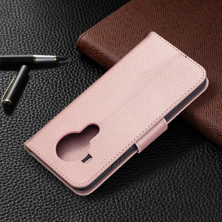 For Nokia 5.4 Litchi Texture Pure Color Horizontal Flip Leather Case with Holder & Card Slots & Wallet & Lanyard