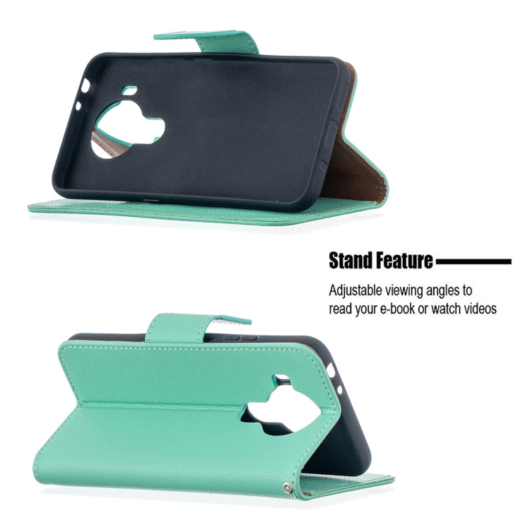 For Nokia 5.4 Litchi Texture Pure Color Horizontal Flip Leather Case with Holder & Card Slots & Wallet & Lanyard