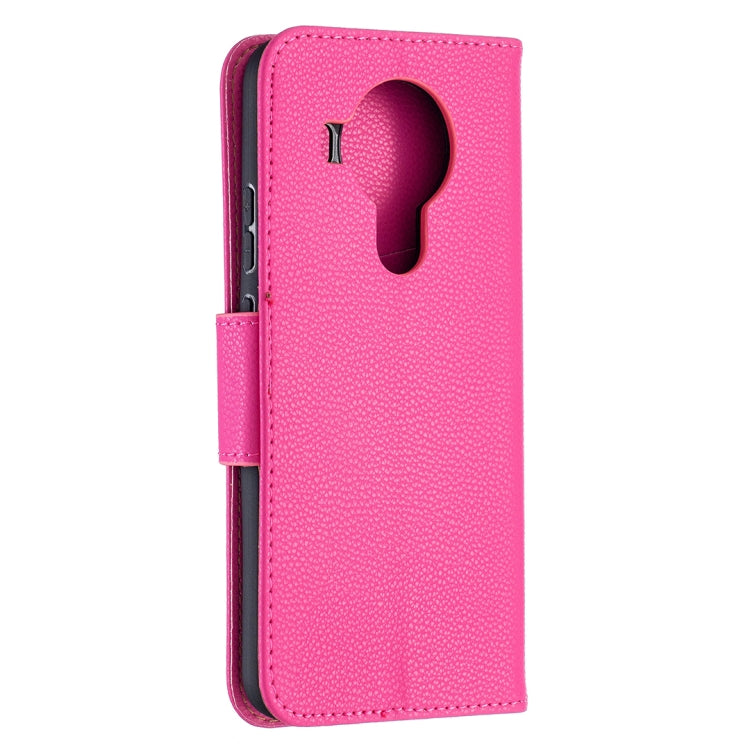 For Nokia 5.4 Litchi Texture Pure Color Horizontal Flip Leather Case with Holder & Card Slots & Wallet & Lanyard